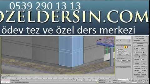 Modeling Architectural Metal - Part 3 - Curtain Walls 0539 290 13 13 | bitirme tezi