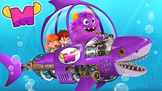 mormor shark nursery rhymes compilation mormortoons