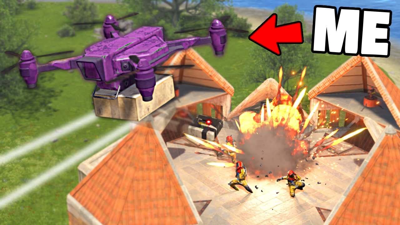 Using Drones to Destroy Roof Campers in Rust...