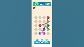 Tangled line 3d knot Twisted level 65