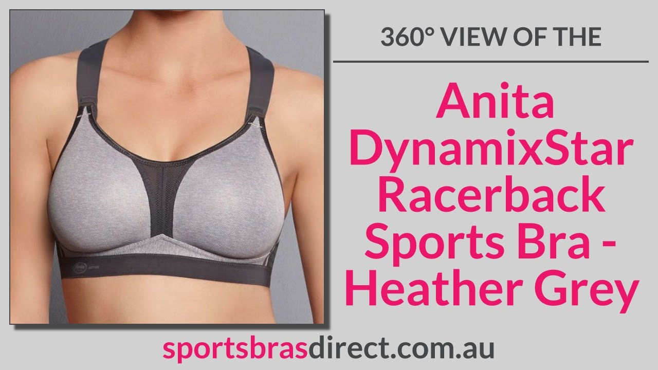 Anita Active DynamiXstar Racerback Sports Bra – Heather Grey - Sports Bras  Direct