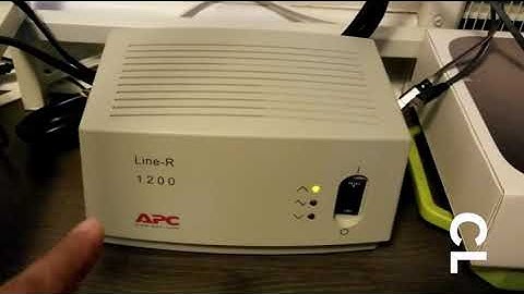Protect Expensive Electronics from Brownouts APC Line-R 1200 Voltage Regulator Review