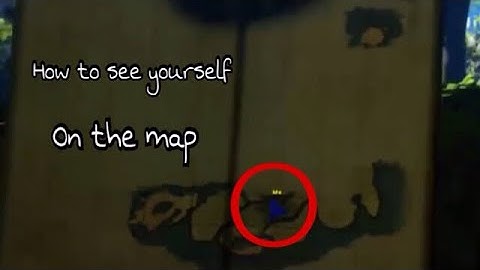 how to see yourself on the map on ark (read description)