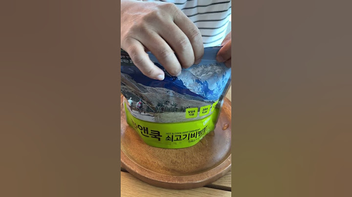 전투식량ㅣ집에서 밥대신에 먹어봤습니다. #shorts
