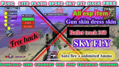 Pubg lite flash speed hack | pubg lite 0.27.0 speed hack | pubglite sky fly hack | unlimitedamohack