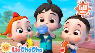 Colorful Juice Song | Juice Vending Machine Song + More LiaChaCha Nursery Rhymes \& Baby Songs