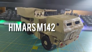 HIMARS M142 из бумаги. Видео туториал.