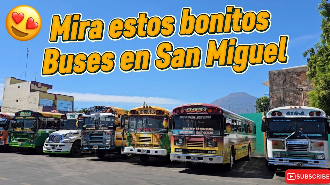 Terminal de Buses de San Miguel El Salvador 