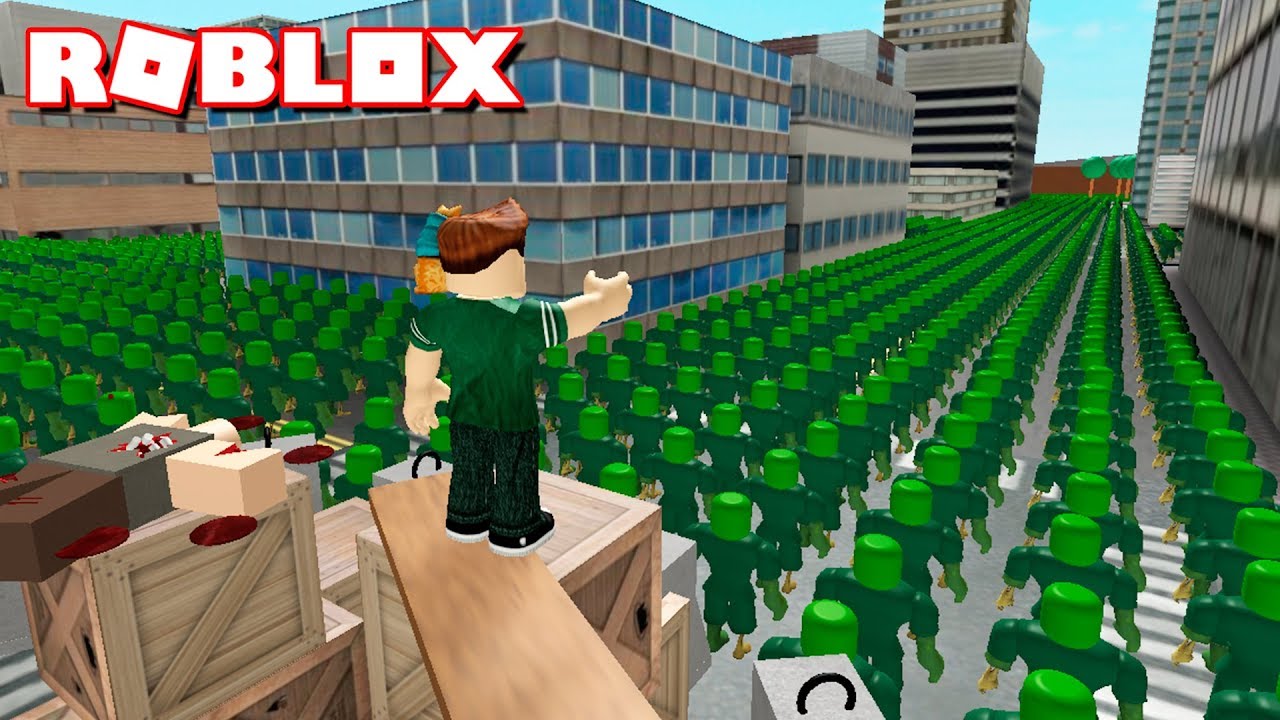 Nuestro Ejercito Infinito De Zombies En Roblox Youtube - generador de zombies de fuego roblox