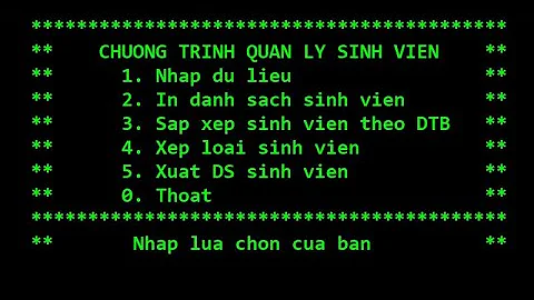 Source code chương trình Quản Lý Sinh Viên C/C++ | Đồ án cuối kì cần thiết cho sinh viên IT