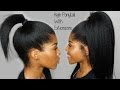 High Ponytail using Clip ins Ft. KnappyHair Extensions