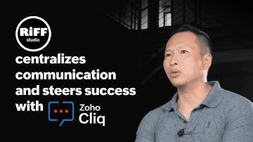 Customer Testimonials | Riff Studio centralizes communication and steers success | Zoho Cliq