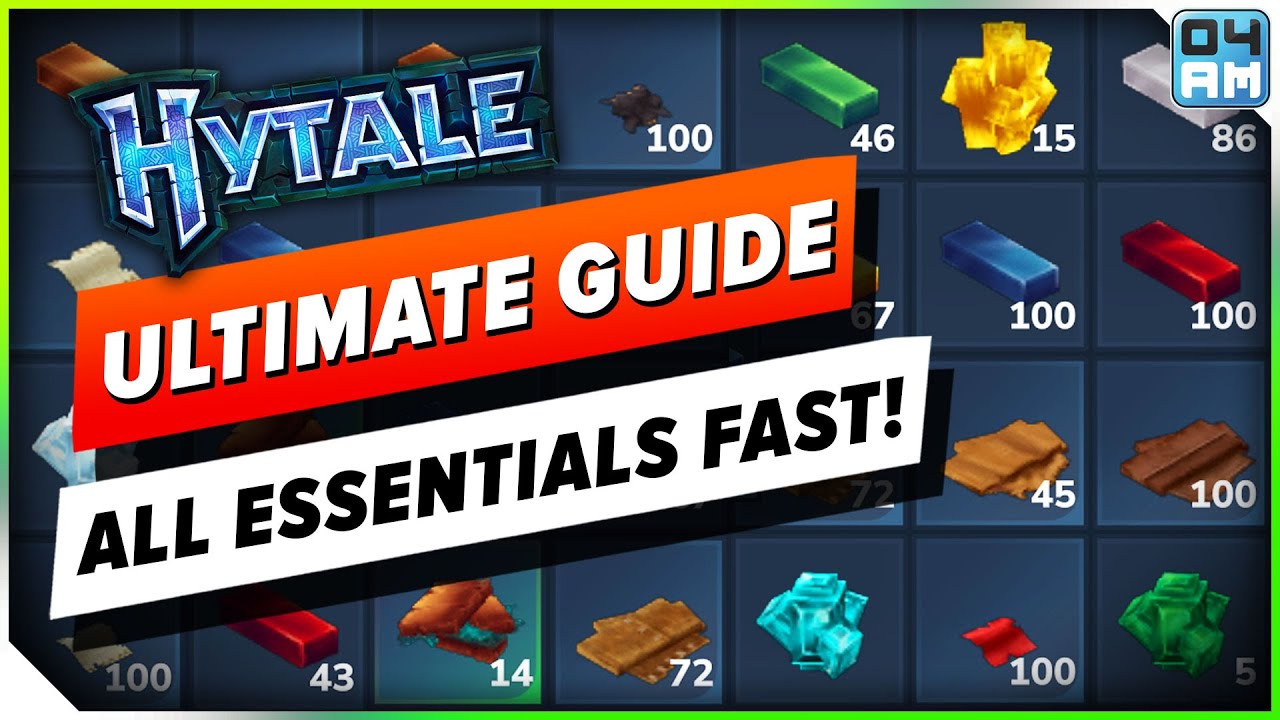 Hytale ULTIMATE Resource Guide - ALL BEST Ore, Hide & Cloth Farm Locations