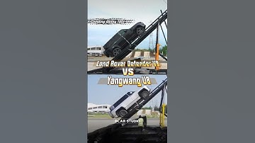 Who is better in Climbing Test？ Land Rover Defender V8 VS YangWang U8 #suv #offroad #landrover