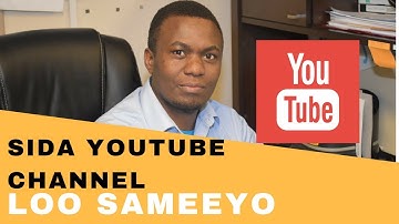 Sida Loo Sameeyo Youtube Channel - How to Create YouTube Account