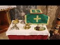 Algunos objetos litúrgicos que se usan para la Santa Misa