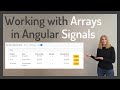 Working with arrays in angular signals