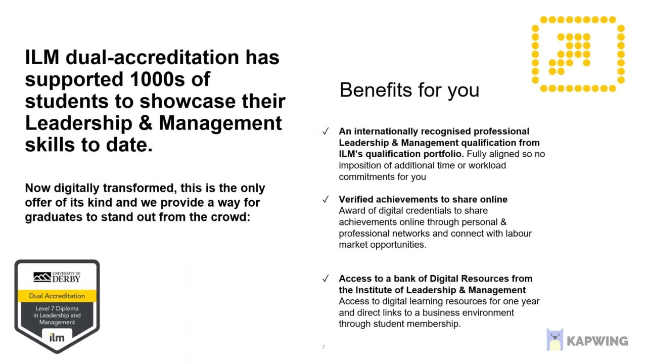ilm accreditation