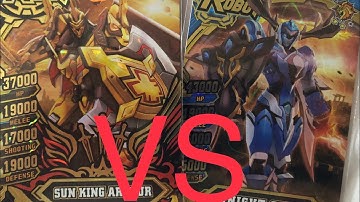 Hero of robots Galaxy Epoch Ver 2 Sun King Arthur Vs. Knight Gavin