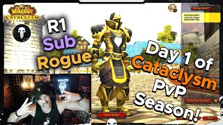 WoW Cataclysm Classic: Rank 1 Sub Rogue Start of Arena & RBG Season! 5/28/2024