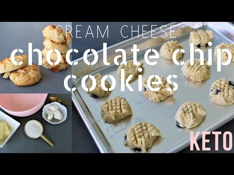 Chocolate Chip (Cream Cheese) Cookies - Keto / Low Carb | Ashley Salvatori