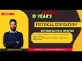 10 Years of Physical Education Teaching Experience in 15 Minutes | Physical Education by Animesh Sir