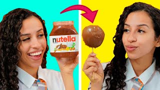 RAISSA MAKES CANDY APPLES WITH NUTELLA AND ONION screenshot 2