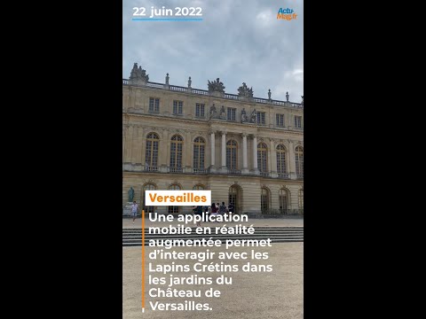 Une application mobile « Lapins Crétins » pour jouer dans les jardins du Château de Versailles