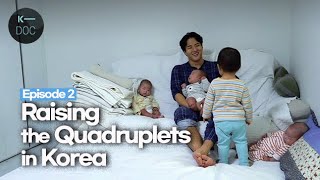 [Episode 2] A Korean couple raising quadruplets | couple vlog