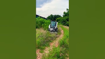 Bobcat Brushcat doing work! #mowing #brush #customer #action #youtube #subscribe #power #smooth #go