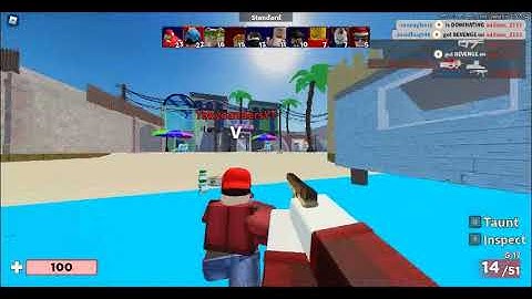 I got called a hacker (Roblox Arsenal)