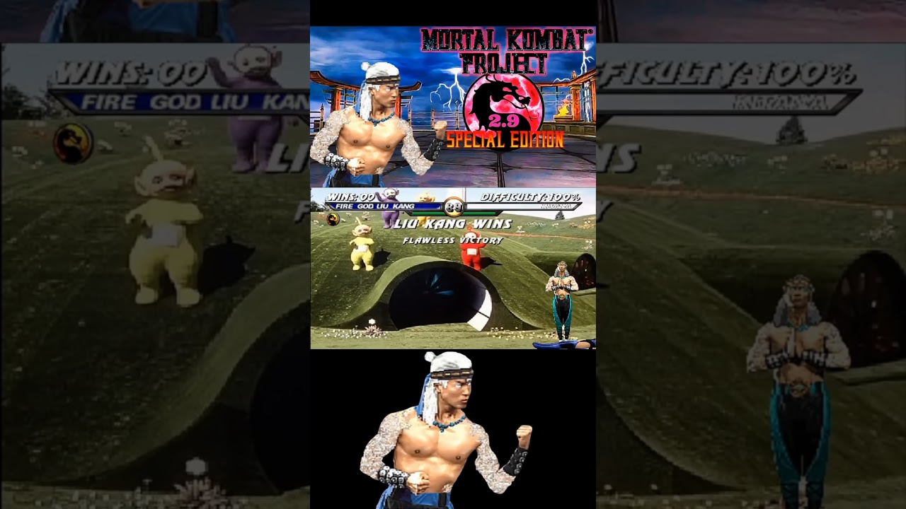 Mortal Kombat Project Special Edition 2.9 (Mugen) Fire God Liu Kang vs Kitana 