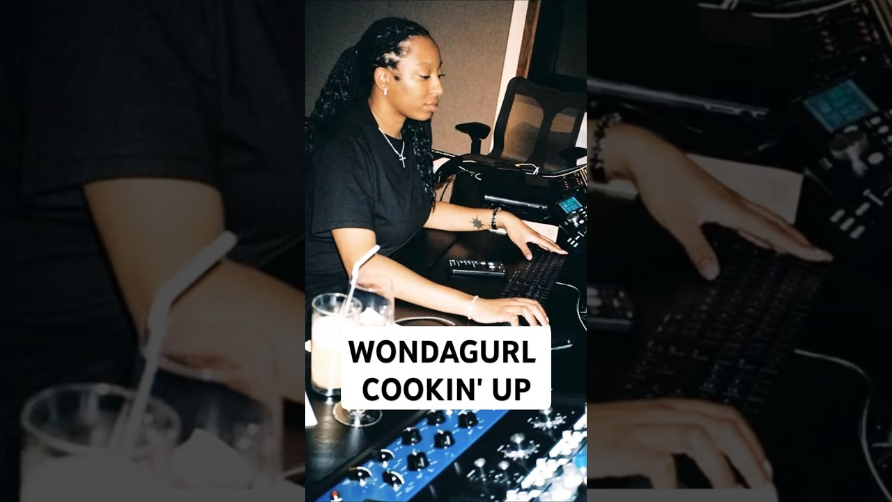 WondaGurl Cooking Up a Fire Beat in FL Studio! 🎶 