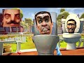 Hello Neighbor - My New Neighbor Skibidi Toilets Boss Act 2 Hole Season Gameplay Walkthrough