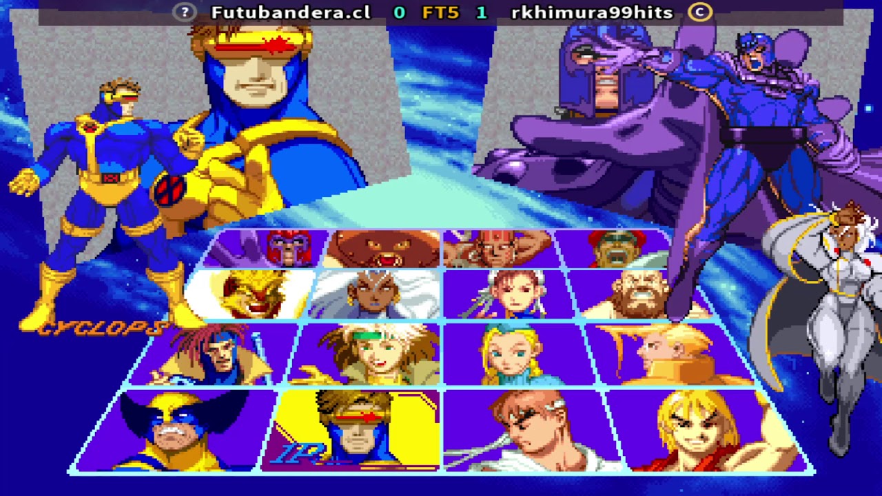 FightCade2-X-Men VS StreetFighter-Futubandera.cl(CL) VS Rkhimura99hits(PH) 