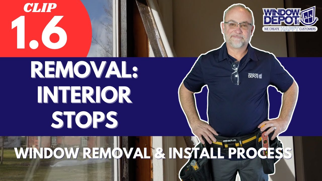 1.6 Removal: Interior Stops - YouTube