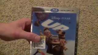 Disney\/Pixar UP Blu-Ray DVD Unboxing Dug Kevin Russell Alpha Charles Muntz Carl Ellie Fredrickson