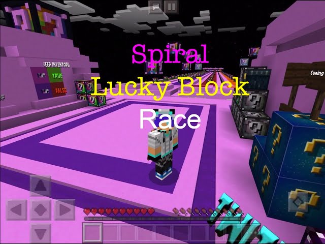 lucky block race Minecraft: SPIRAL OF DEATH LUCKY BLOCK RACE