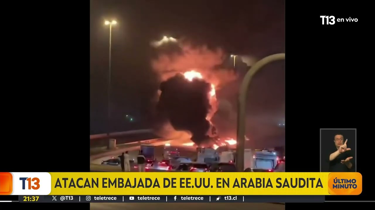 Reportan ataque a embajada de Estados Unidos en Arabia Saudita