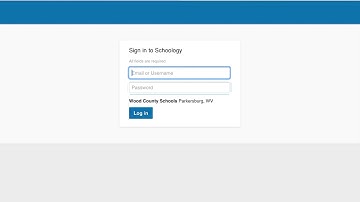 Logging into schoology wood county