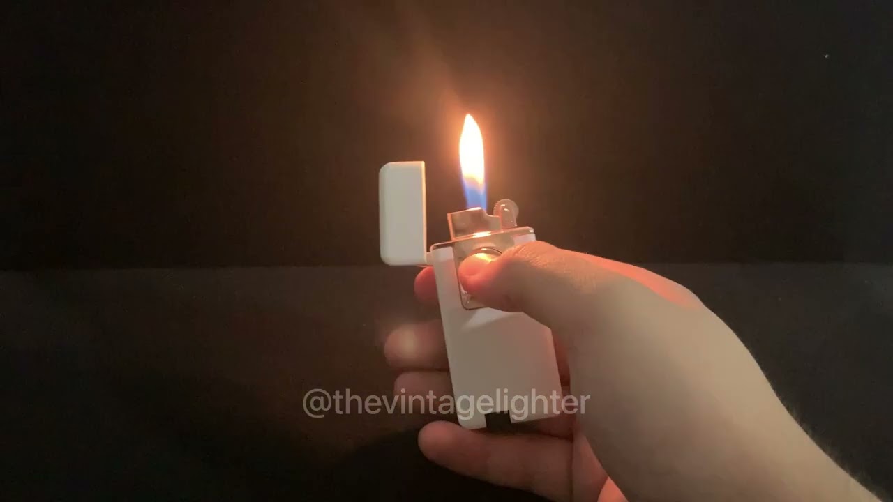 Elegant Dual Burner Refillable Butane Soft Flame And Jet Torch Lighter - Flint Wheel Lighter