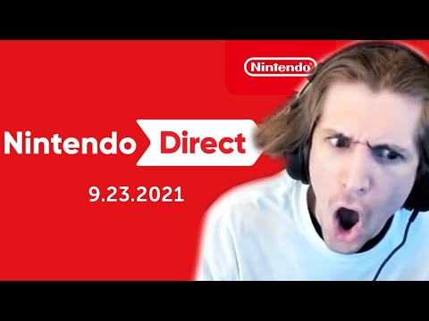 Nintendo Direct - 9.23.2021 | xQc Reaction