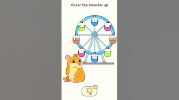 Dop 2 (Delete One Part) Level 132 - Cheer the hamster up #shorts #gaming #shortsfeed #dop2 #gameplay