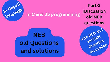 NEB Computer science quick revision  for  grade 12 NEB exam  2082 B.S. ( NEB Q/A p-2)