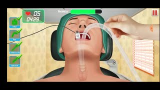 Throat surgery game screenshot 2