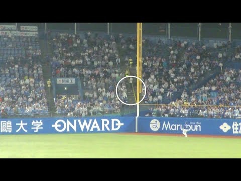 ヤクルト オスナ あわや満塁ホームランの大ファール2つ 惜しい当たり ヤクルト Vs 中日 2025年9月11日 木 神宮球場