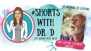 Tips Before Cataract Surgery | #SHORTS