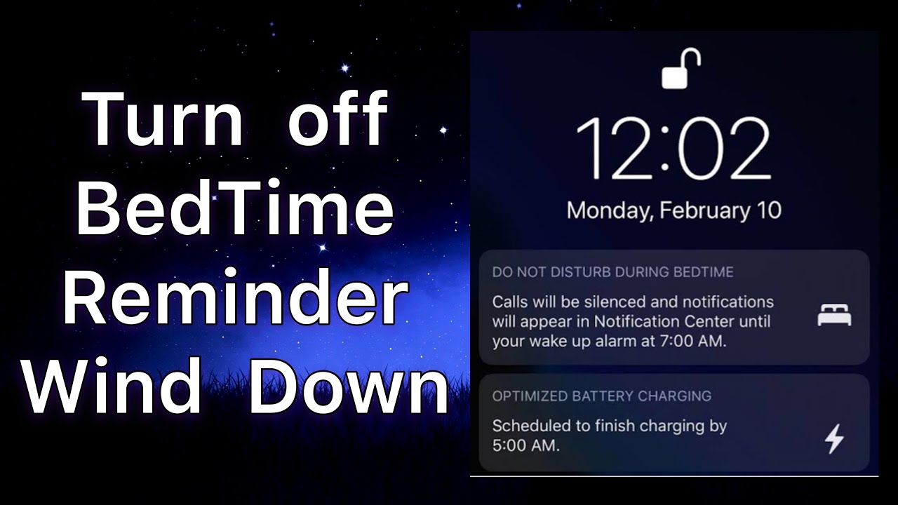 How To Turn Off Bedtime Reminder Notification On IPhone In IOS 14 Or How To Turn Off Bedtime Reminder Notification On IPhone In IOS 14 Or
