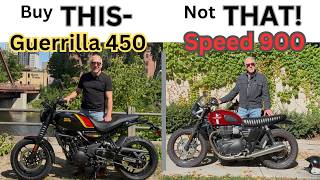 Buy This, Not That! Royal Enfield Guerrilla 450 v. Triumph Speed Twin 900