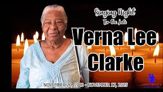 Verna Lee Clarke Singing Night